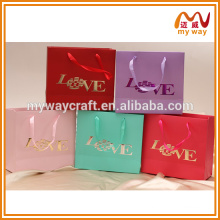 Wedding packaging bags luxury paper shopping bag manufacturer wholesale